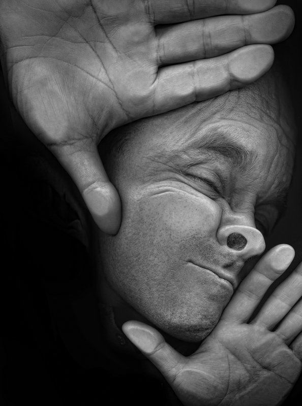 портрет, монохром, ч/б грусть-тоска меня съедаетphoto preview