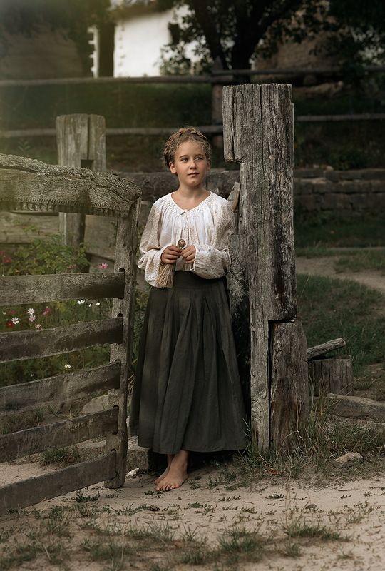 девушка деревня народный стиль photo preview