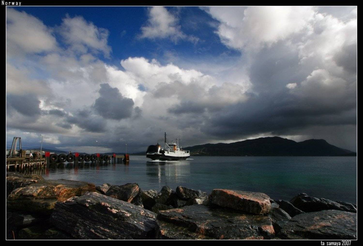 норвегия, фьорды, паром, горы, tasamaya