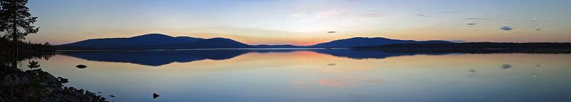 кольский, большое, глубокое, озеро, белая, ночь, Кольский. Озеро. Ночь.photo preview