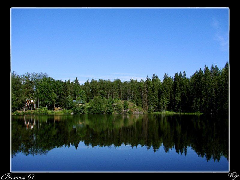 валаам, лес, озеро Валаам 2007photo preview