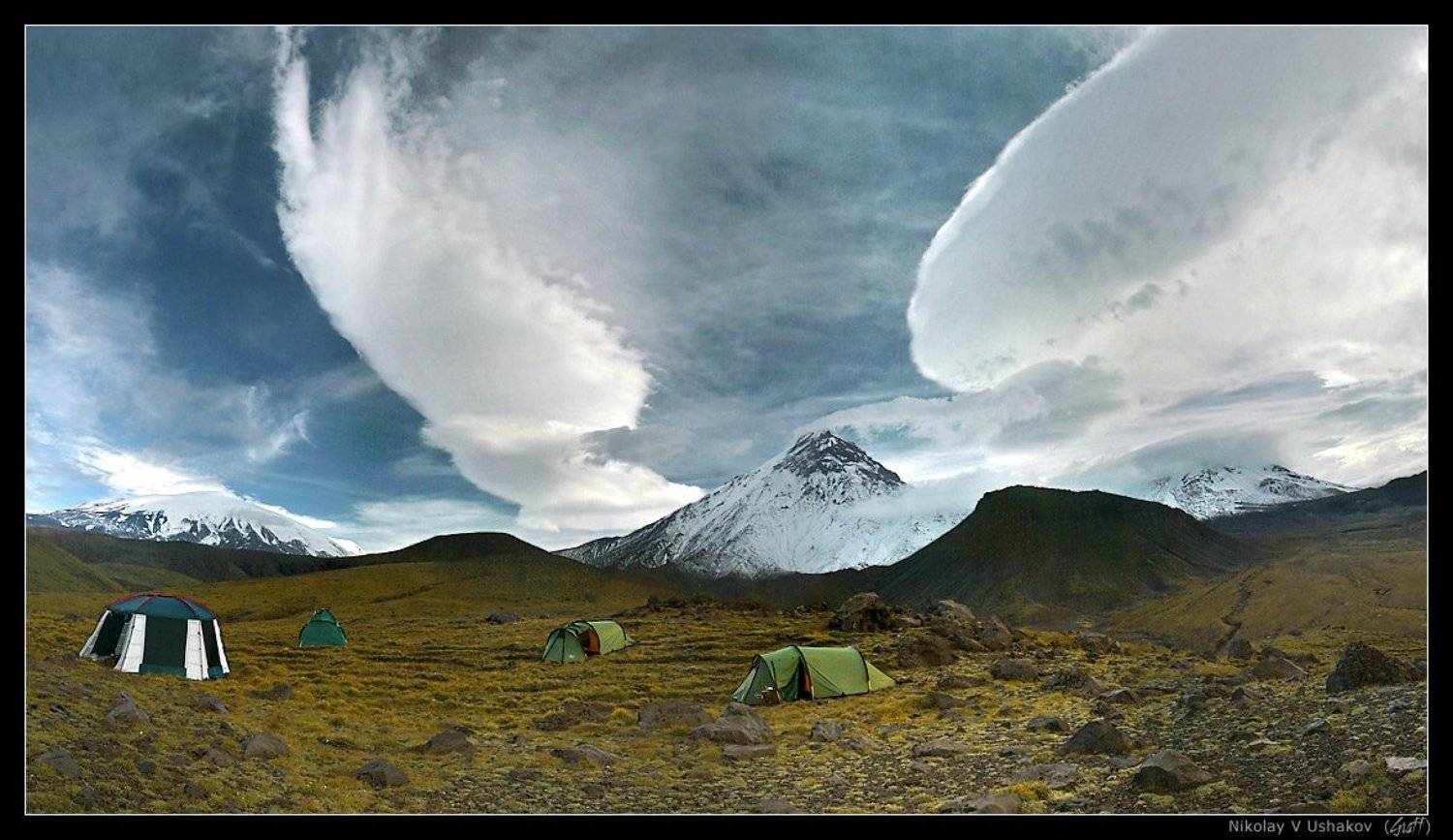 камчатка, безымянка, облака, Николай Ушаков (Graff)