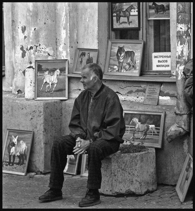 город, ярославль, портрет, художник, картина В окружении прекрасногоphoto preview