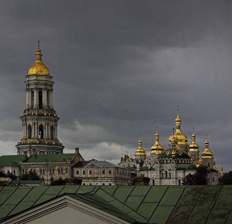 киев,лавра,гроза ***photo preview