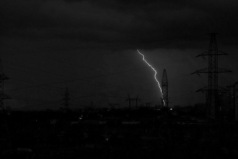 молния,гроза,город *****photo preview