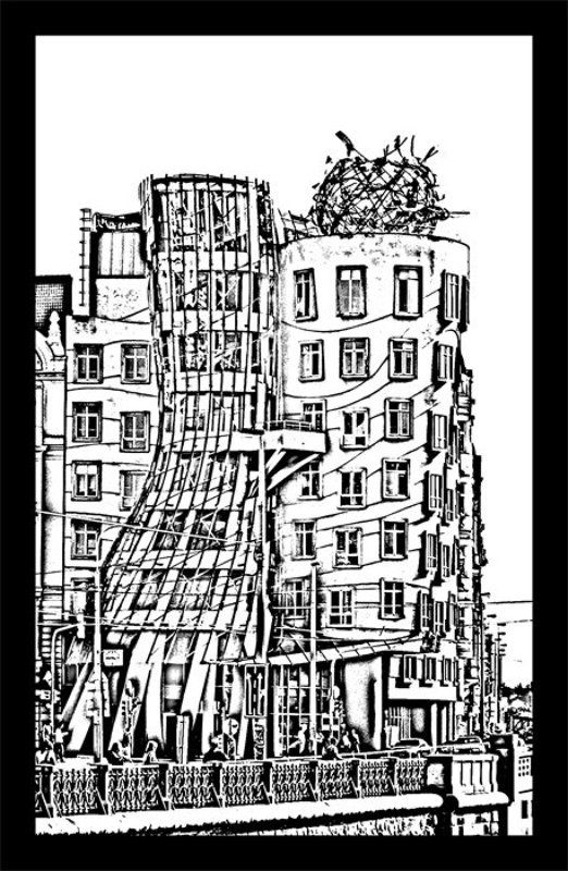 прага Танец на набережнойphoto preview