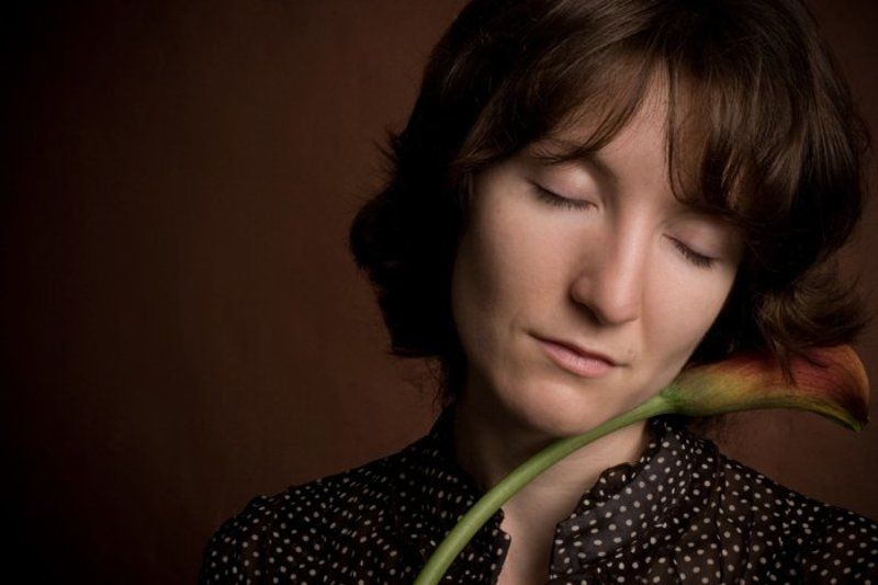 девушка, цветок Шоколадphoto preview