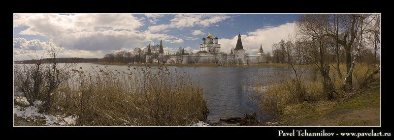 монастырь, пасха, весна, панорама Великая субботаphoto preview