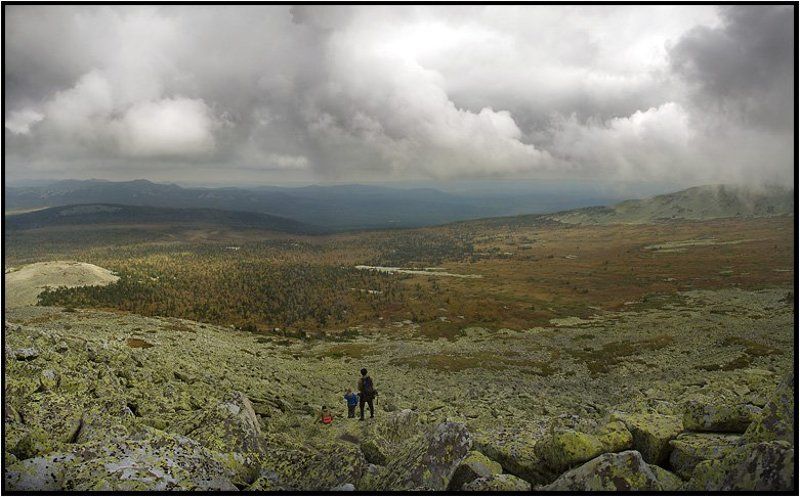 южный урал, горы, камни, тучи Южный Урал. непогодаphoto preview