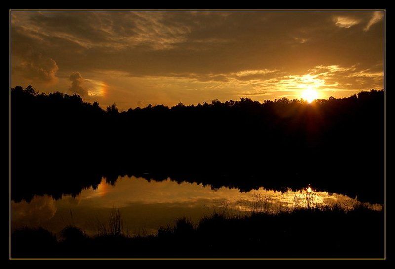 силуэты. пейзаж. закат. измайлово. Слуэты летаphoto preview