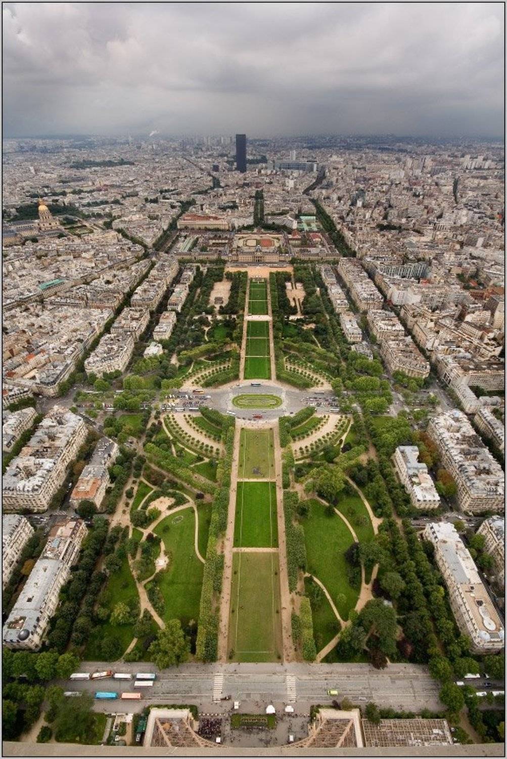 ***. Автор: CTEPX париж, с башни, эйфелева, марсово поле, CTEPX