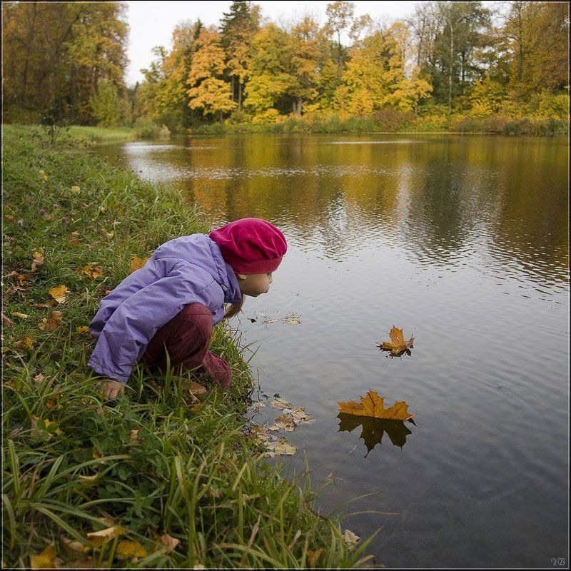 павловск, осень, пруд, провожая осень...photo preview