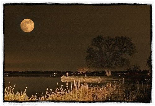Night is tender...