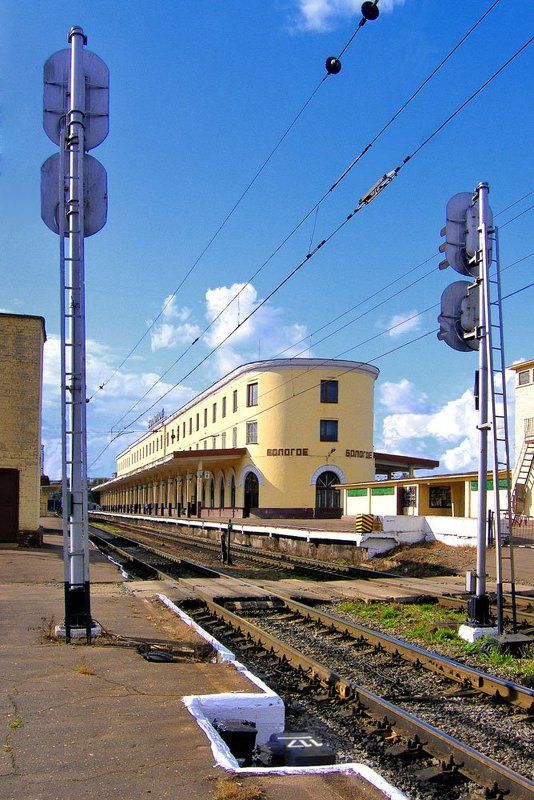 вокзал, бологое, железная дорога, николаевская, 1851 Бологое, БОЛОГОЕ, мой вокзал ночнойphoto preview