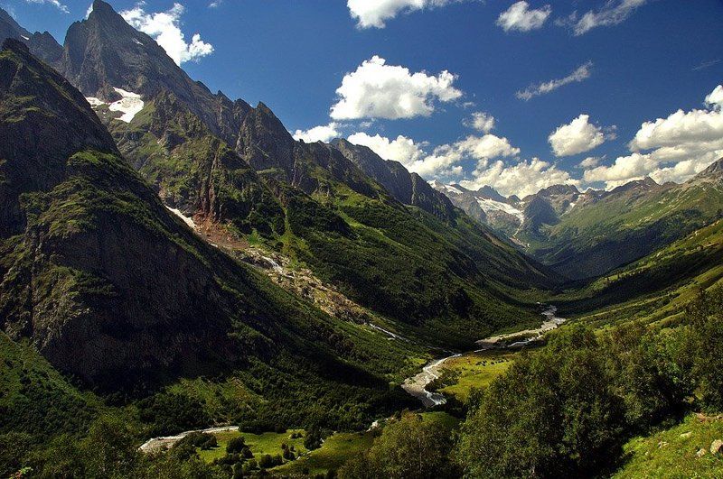 кавказ, домбай, чучхур ***photo preview