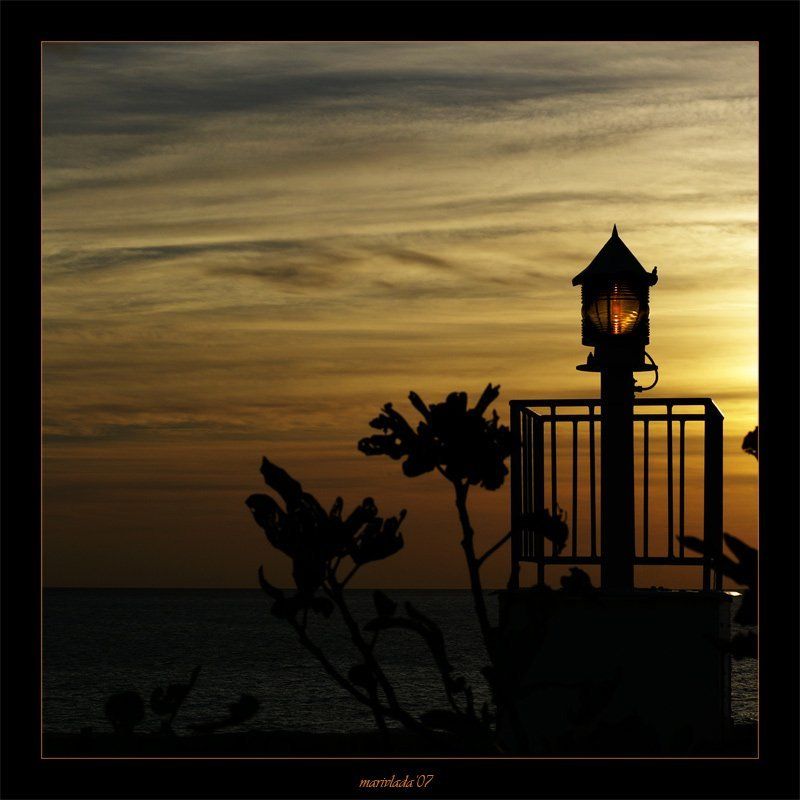 маяк вечер Маячок...photo preview