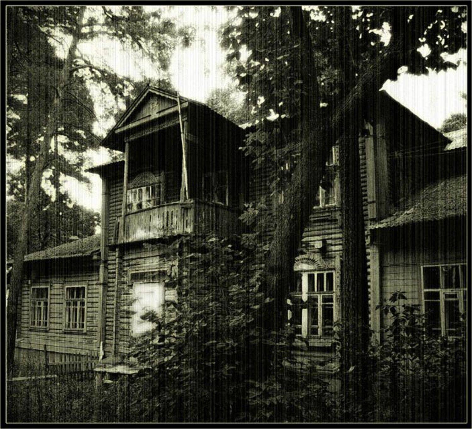 Старая усадьба. Автор: Angel-b старинный дом, карточка, Angel-b