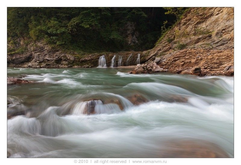 река руфабго, северный кавказ, адыгея, водопад Молочные реки, кисельные берега...photo preview