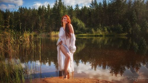 Купальщица