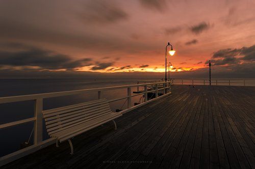Pier at dawn