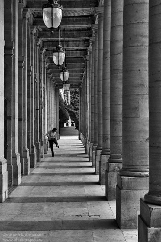 париж, колоннада, дворец, ришелье Ритмы Парижаphoto preview