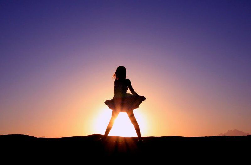 девочка, солнце Девочка и солнцеphoto preview