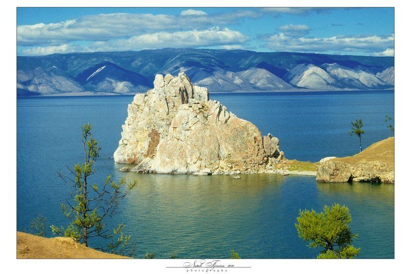 Байкал, остров Ольхон, скала Шаманка.photo preview