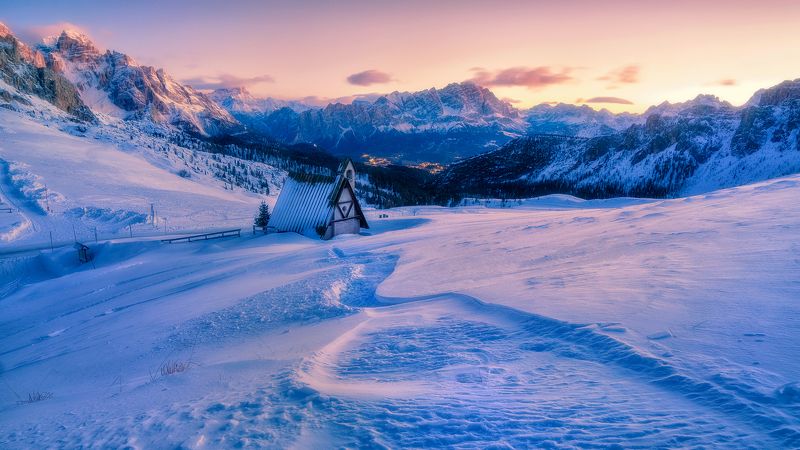 #italia #италия #горы #доломиты утренняя сказкаphoto preview