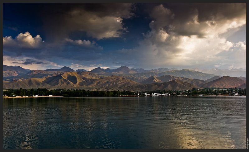 горы, киргизия, свобода, облака, восход, путь, выбор, море, озеро, вода, иссык-куль Утренний Иссык-Кульphoto preview