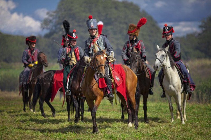 Чуть утро осветило пушки И леса синие верхушки - Французы тут как тут.photo preview