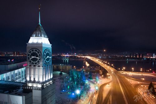 Вечерний Красноярск