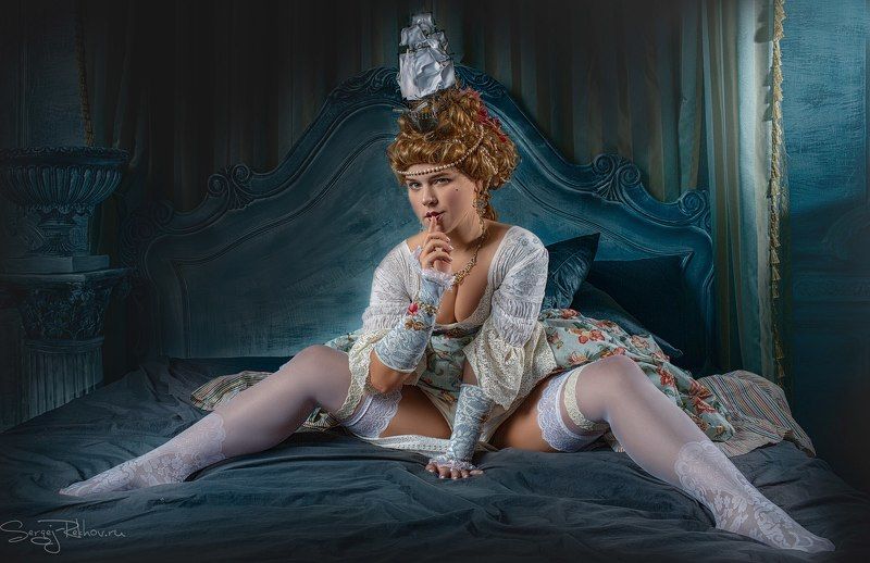девушка, гламур, портрет, rekhov, sergejrekhov Будуар Марии-Антуанеттыphoto preview