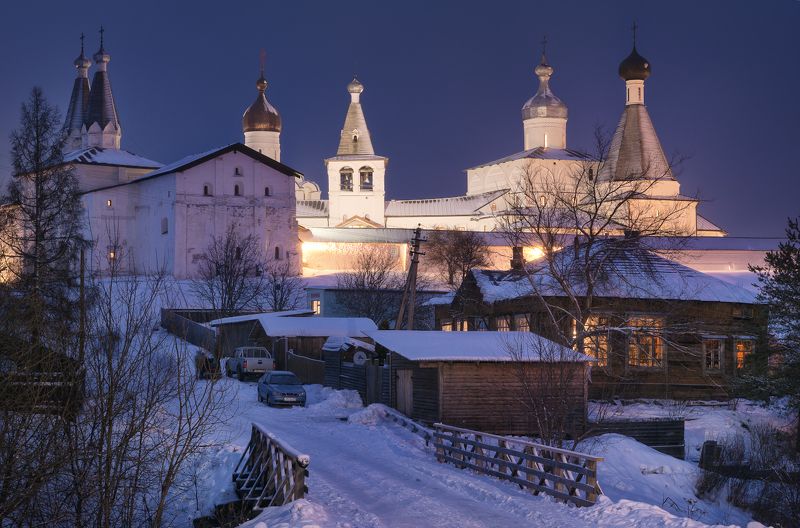 зима, мороз, монастырь, ферапонтово, сочельник Сочельникphoto preview