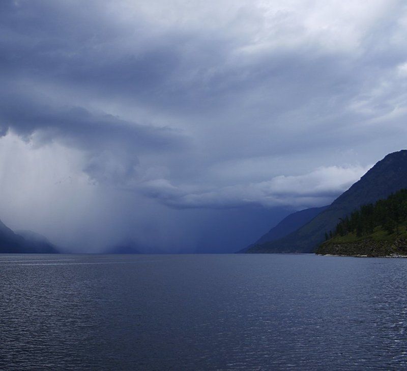 алтай, телецкое, озеро, шторм, стена, природа 10 минутная стенаphoto preview