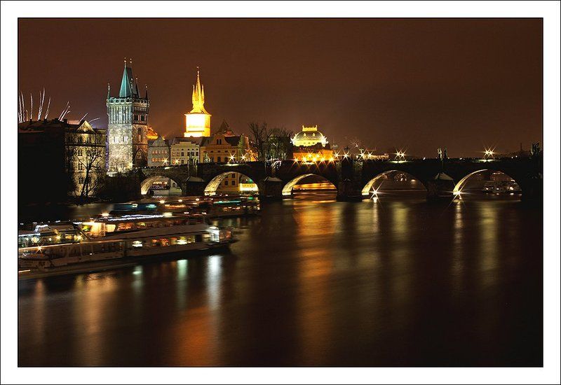 карлов, мост Пражская открыткаphoto preview