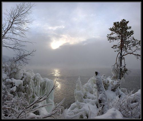 Зимняя открытка.