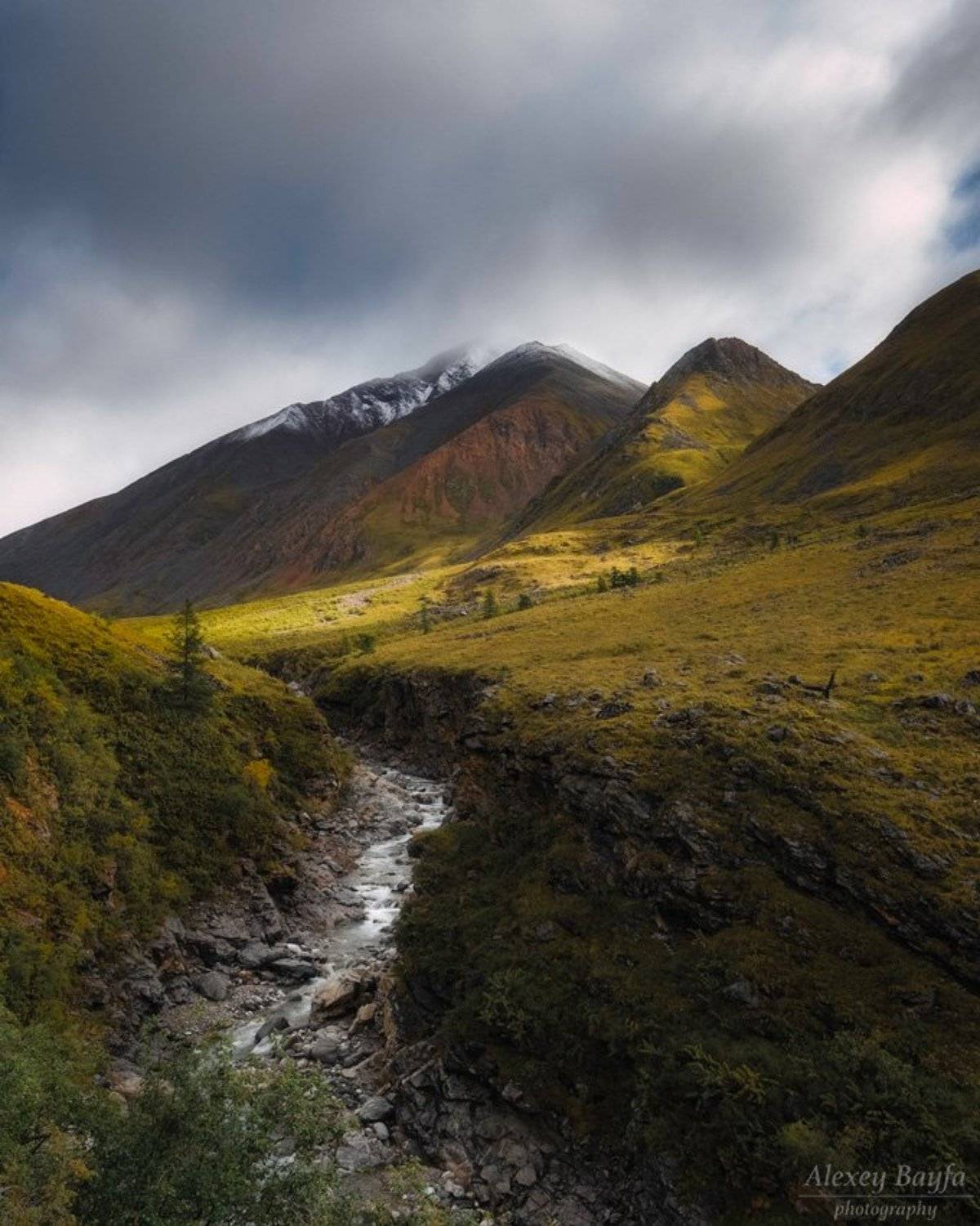 река, горы, пейзаж, природа, лето, сибирь,, Алексей Байфа