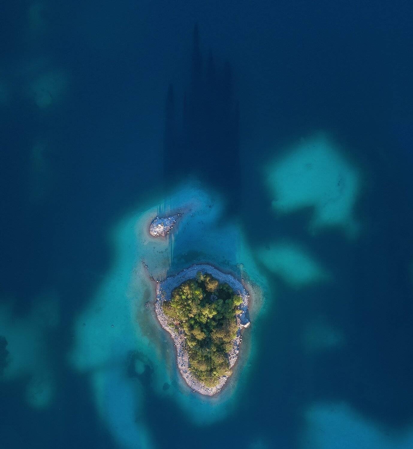 Замки на воде. Автор: Андрей Родионов eibsee, drone, дрон, бавария, айбзее, Андрей Родионов