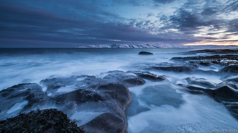 териберка, россия, кольский полуостров, баренцево море, арктика, север, заполярье, море, зима, рассвет, пейзаж, природа, teriberka, russia, kola peninsula, barents sea, arctic, north, sea, winter, dawn, landscape, nature North Coast 2photo preview
