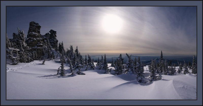 шерегеш, зима, горы, скалы, верблюды, вечер Провожая Деньphoto preview