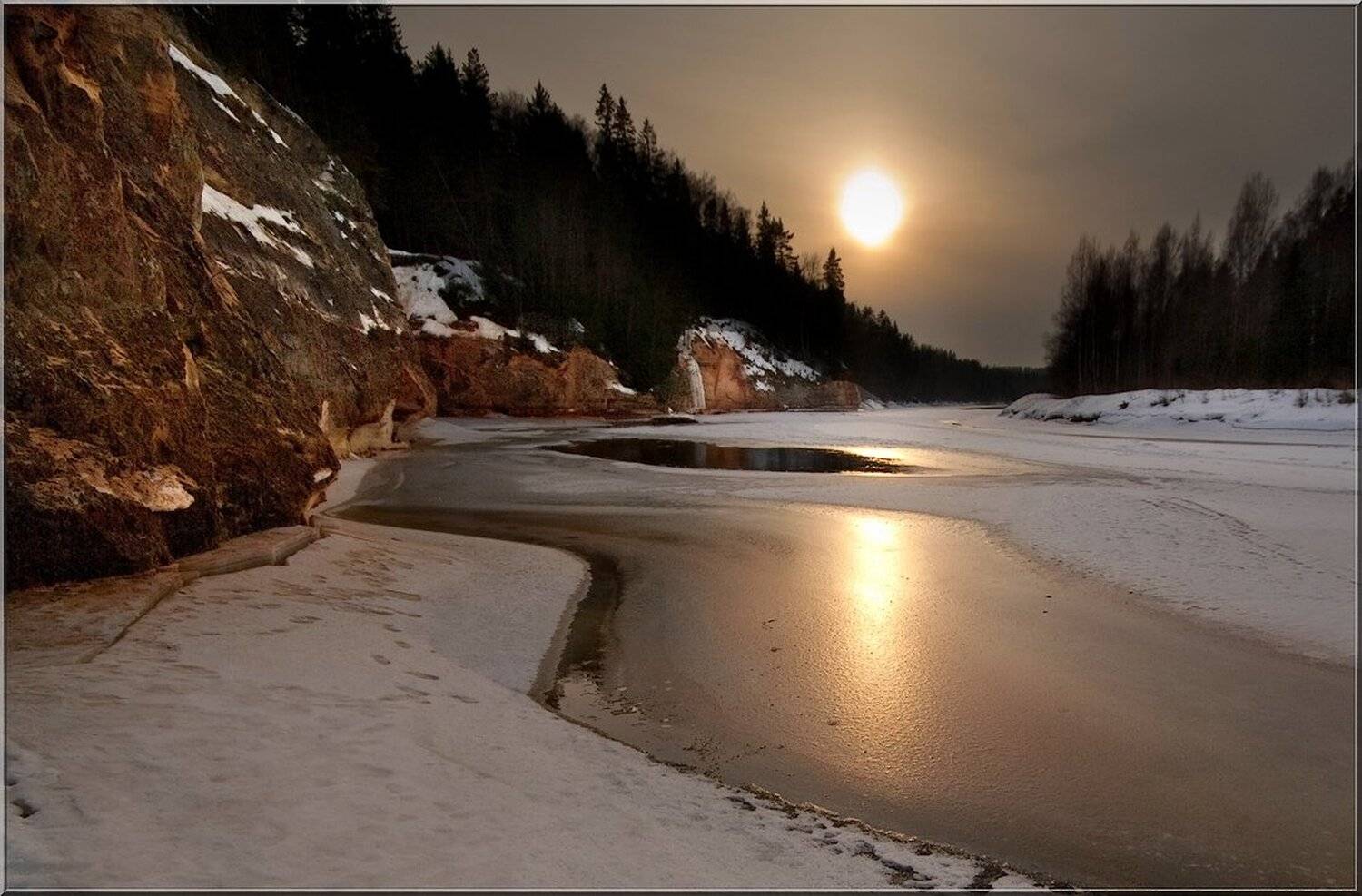 закат в скалах. Автор: normiks , normiks