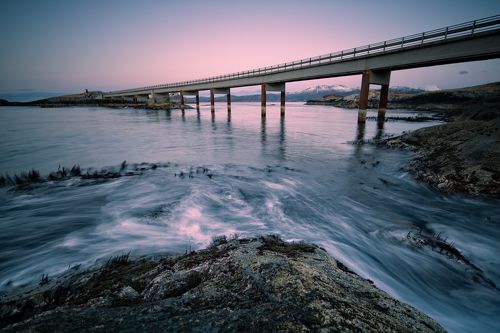 Sunset at the bridge