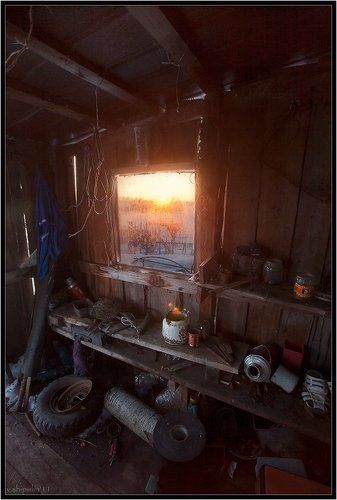 Деревня. Рассвет.