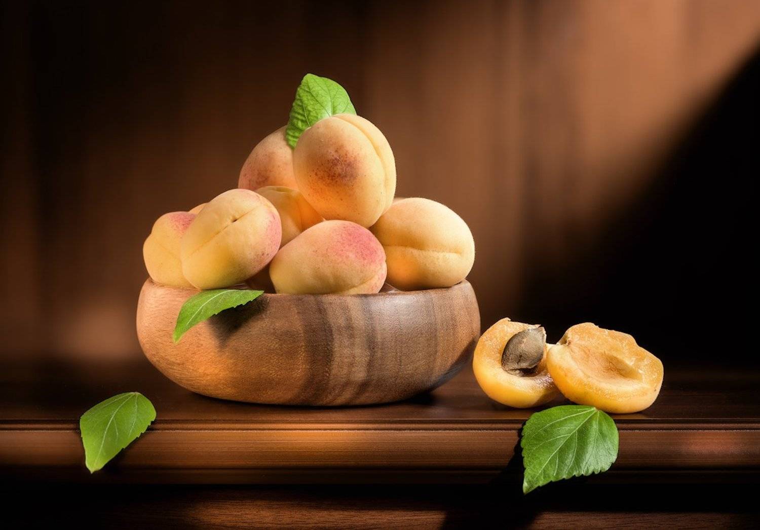 В настроении июня.... Автор: Tom Fincher абрикосы, этюд, примитивизм, лаконизм, солнечный свет, настроение июня, лето, Tom Fincher