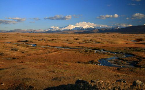 Закат на Табын-Богдо-Ола