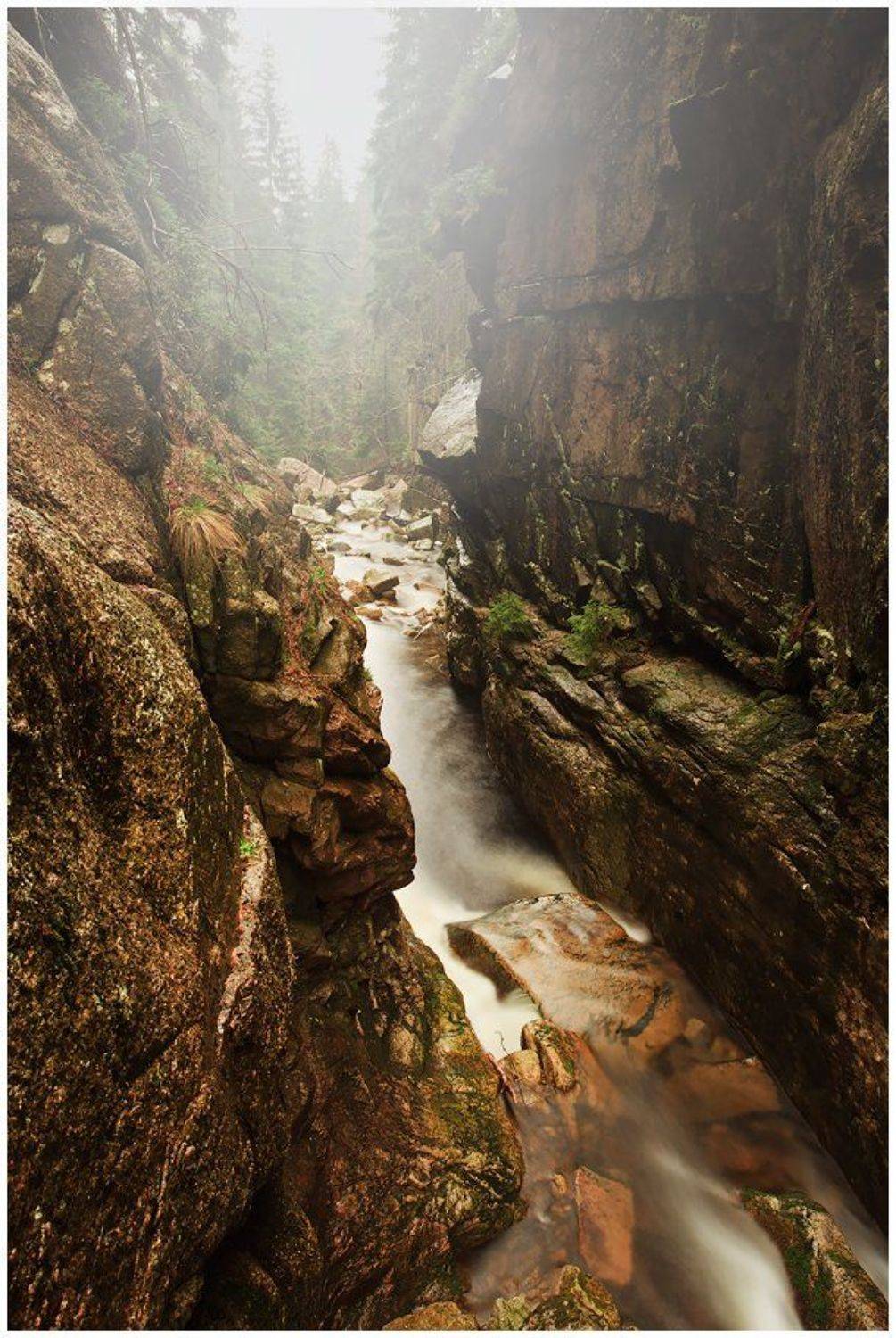 ущелье, вода, пейзаж, камни, Oleg Dmitriev