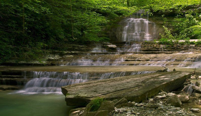 горы, кавказ, водопады, плесецская щель В КРАЮ ВОДОПАДОВphoto preview