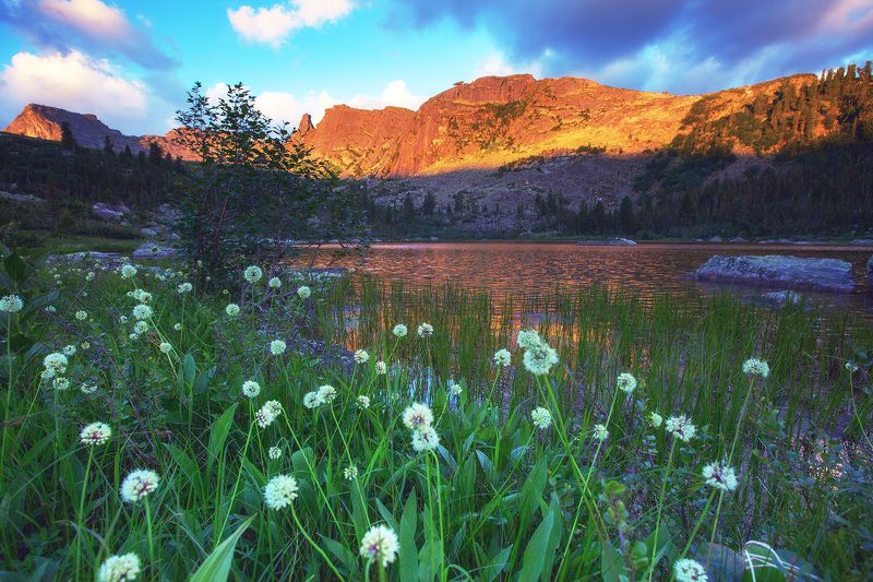ергаки, спящий, саян, красноярск, закат Спящий Саянphoto preview