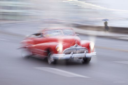 Moving Street Car,HAVANA,CUBA..!!!