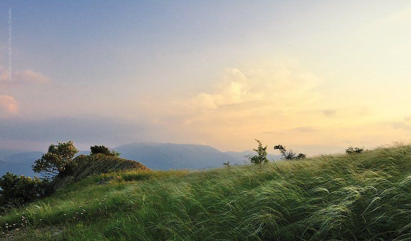 демерджи, закат photo preview